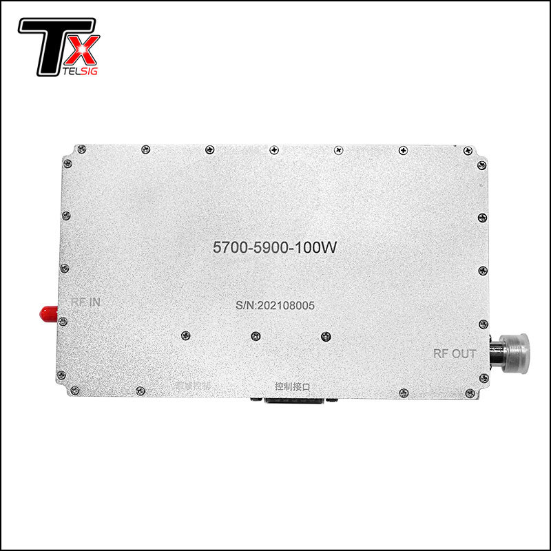 एंटी ड्रोन आरएफ जैमर के लिए पेशेवर हाई पावर मॉड्यूल 5.8GHz आरएफ पावर एम्पलीफायर